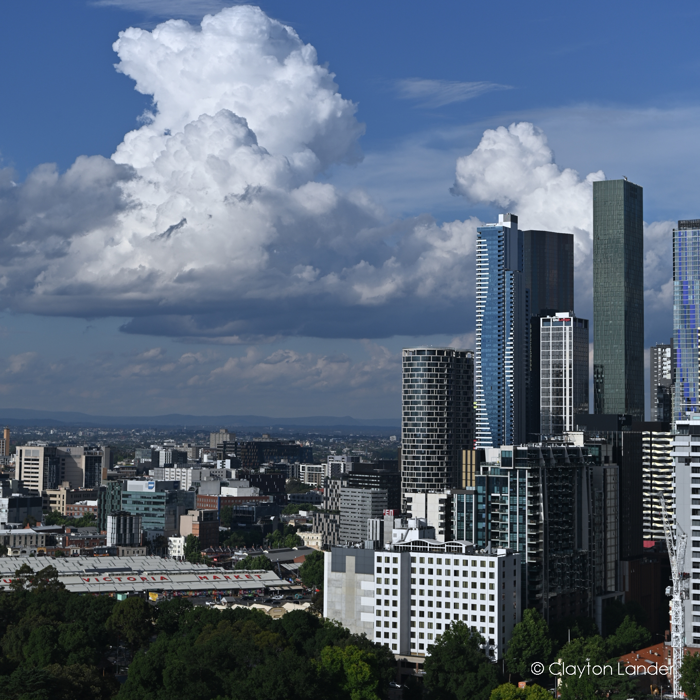 Melbourne Skyline by Day