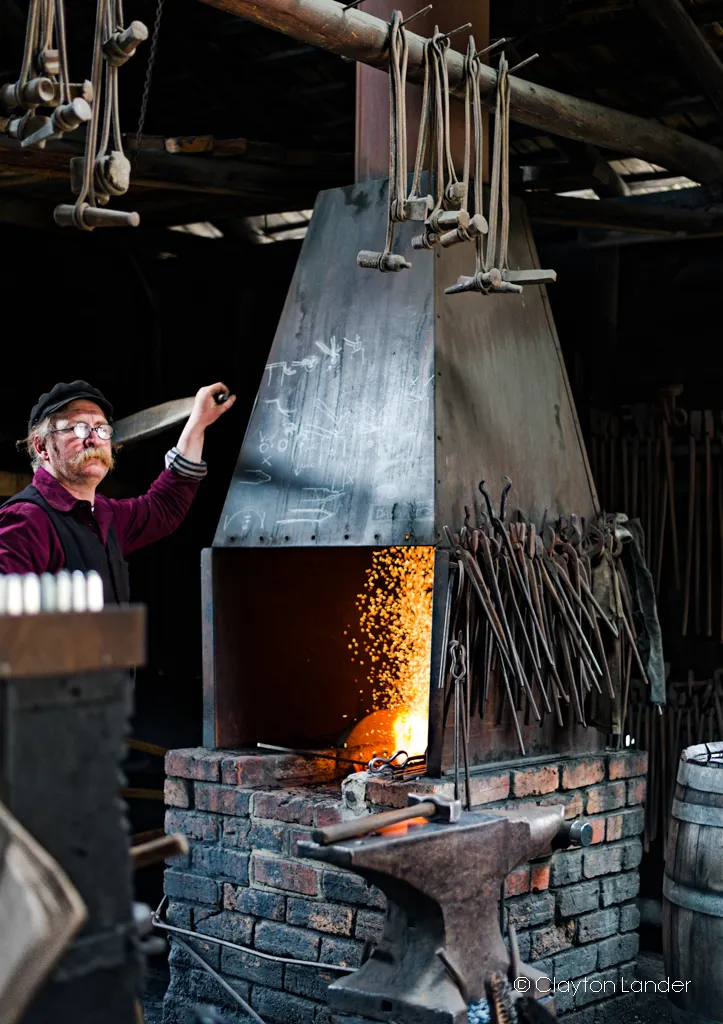 Blacksmith at the Forge