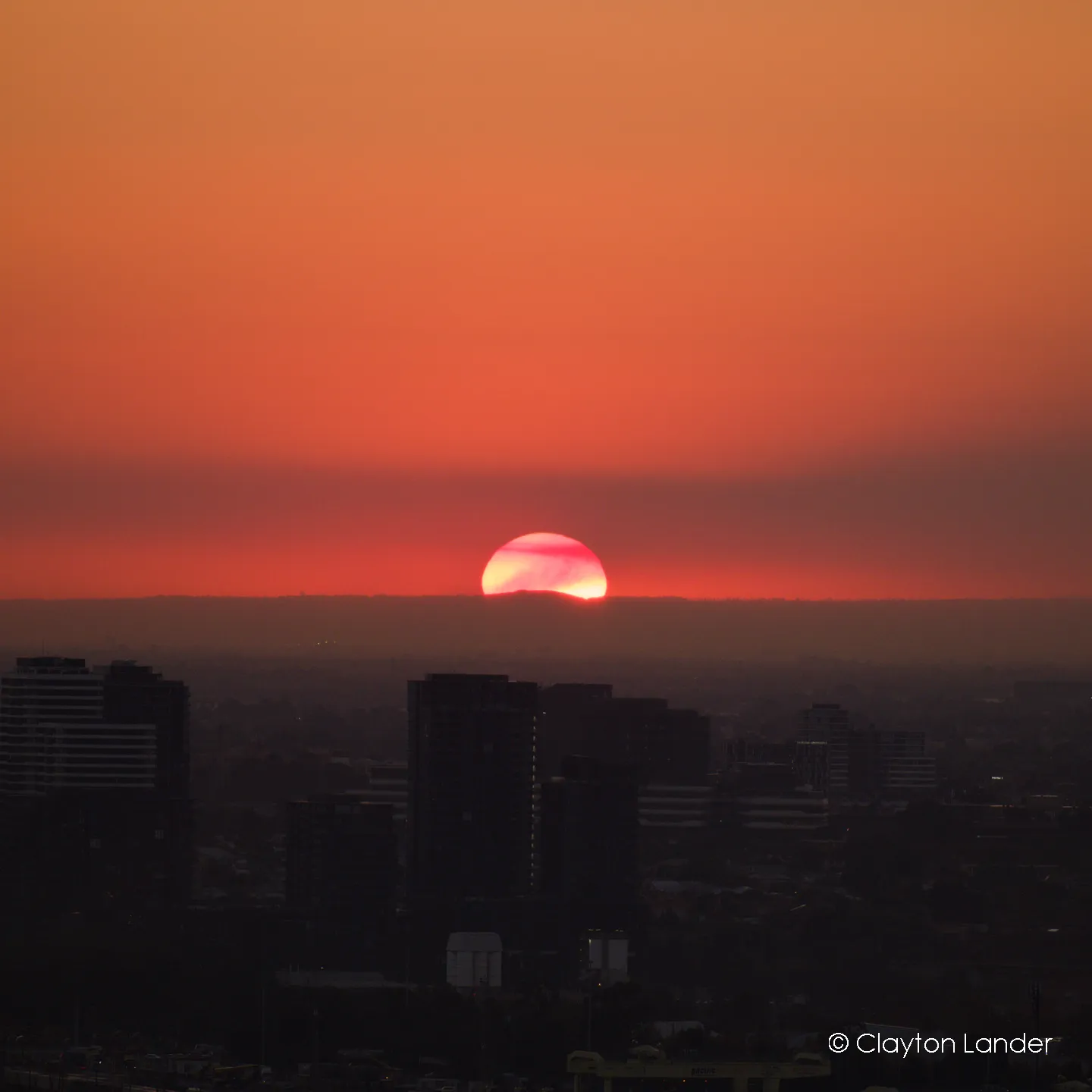 Melbourne Sunset Glow